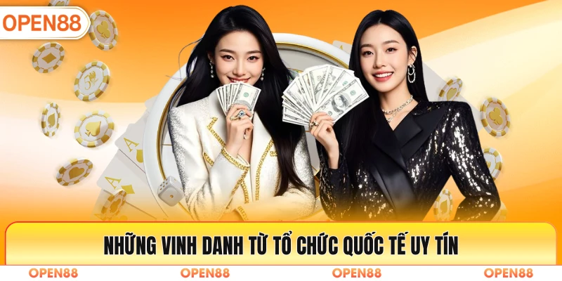 Những vinh danh từ tổ chức quốc tế uy tín