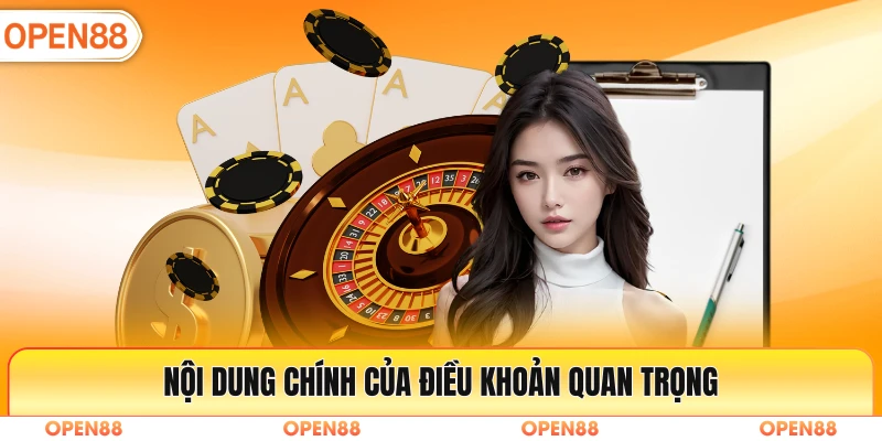 Nội dung chính của điều khoản quan trọng