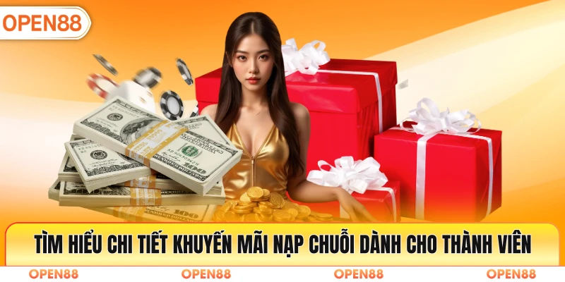 Tìm hiểu chi tiết khuyến mãi nạp chuỗi dành cho thành viên